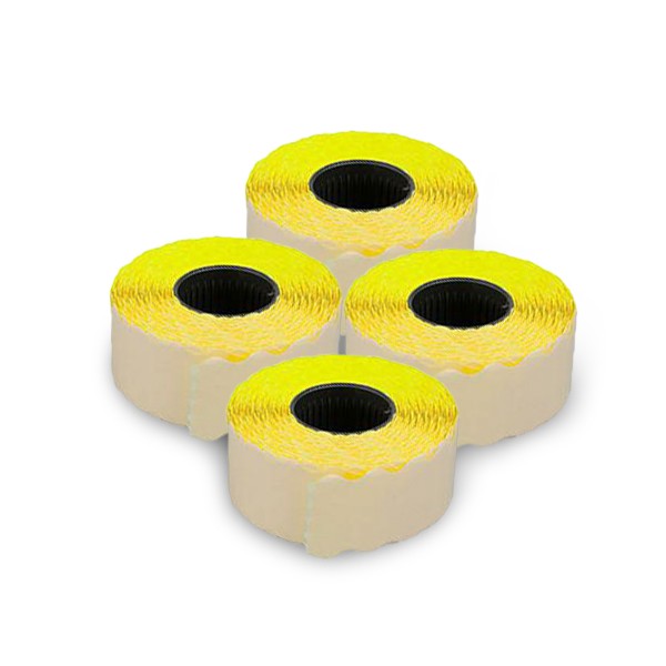Etichete fluorescente marcator 26x16 Galben - imagine 7